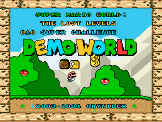 Demo World Ory - The Best Levels Title Screen